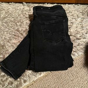American eagle skinny black jean